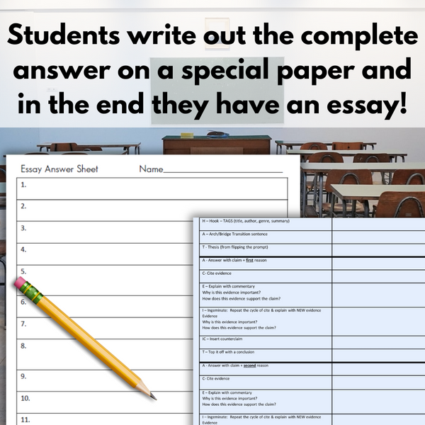 Informative Essay Writing Practice - Collaborative Activity for Middle School