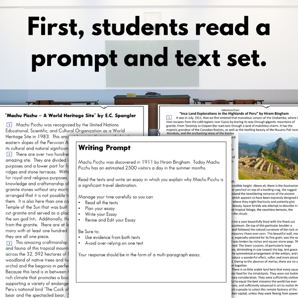 Informative Essay Writing Practice - Collaborative Activity for Middle School