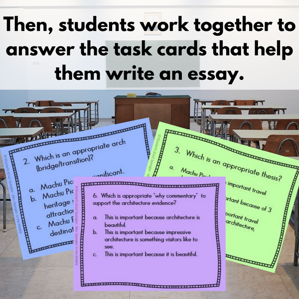 Informative Essay Writing Practice - Collaborative Activity for Middle School