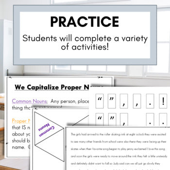 Essay Writing Conventions Practice | Middle School Centers Stations