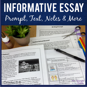 Informative Essay Unit - Texts, Pixanotes, Planning sheets & More!