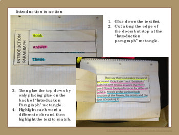 Informative Essay Writing with Texts Notes Interactive Notebook
