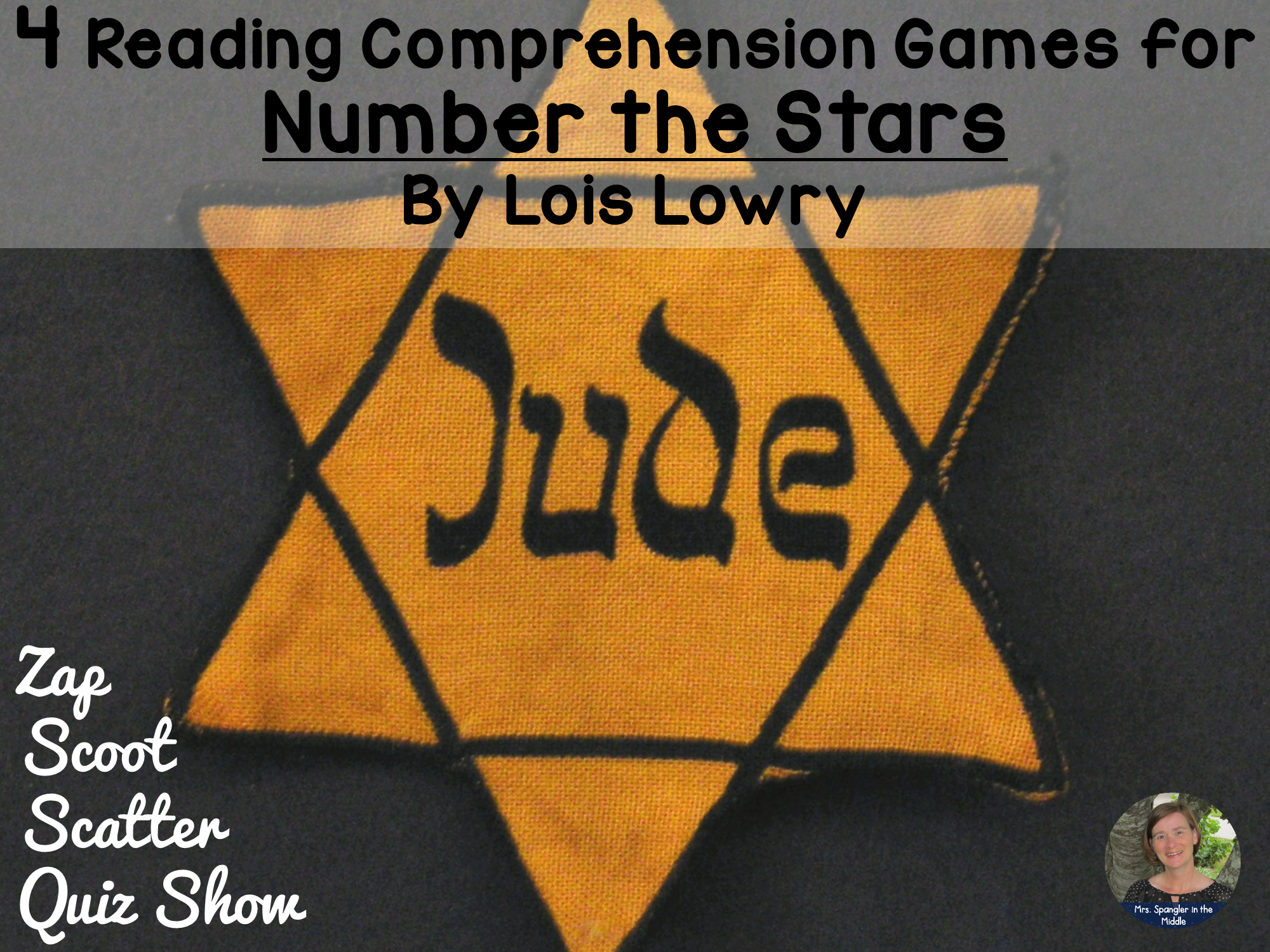 Number the Stars Reading Comprehension GAMES ~ 4 in 1!