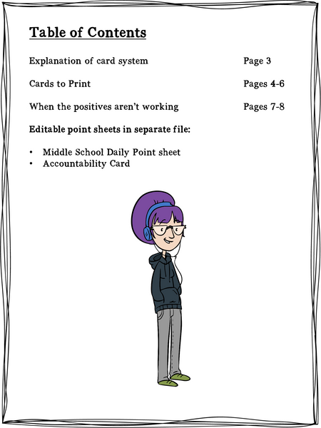 Behavior System - Great Visual Plan for Students with Special Needs