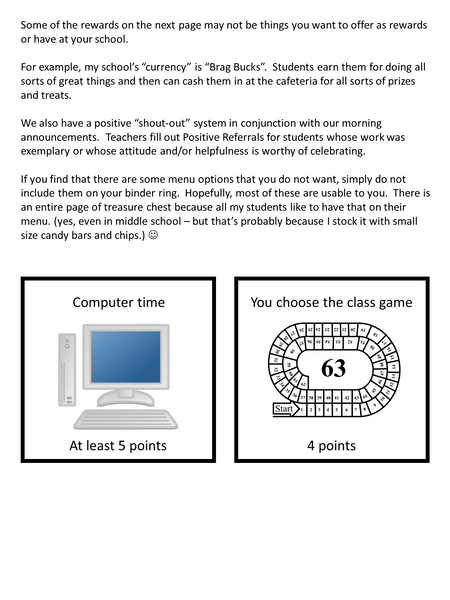 Behavior System - Great Visual Plan for Students with Special Needs