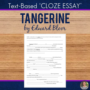Tangerine Cloze Essay