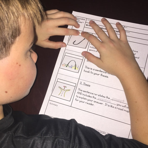 Informative Essay Pixanotes® (Text Based) for Grades 7-9 with Games & More!